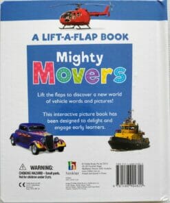 A Lift-A-Flap Book - Mighty Movers back