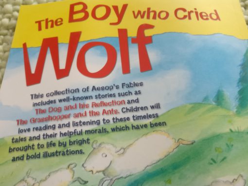 Aesops Fables The Boy Who Cried Wolf And Other Aesops Fables Back Cover