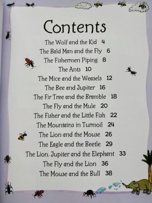 Aesops Fables The Mice And The Weasels And Other Aesops Fables Contents Index Page