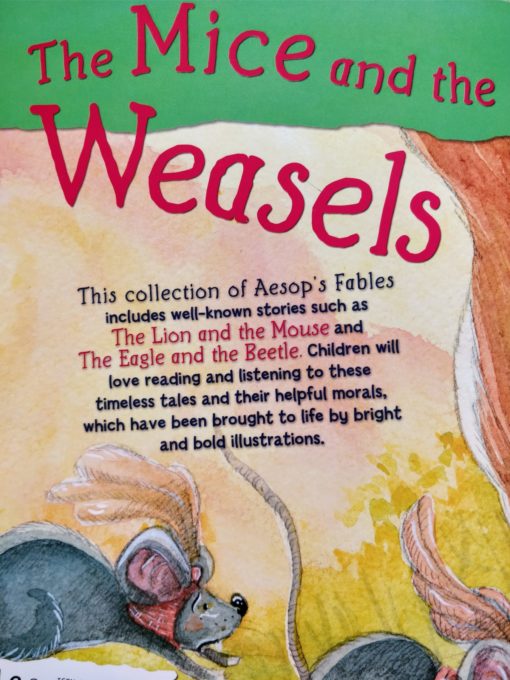 Aesops Fables The Mice And The Weasels And Other Aesops Fables Back Cover