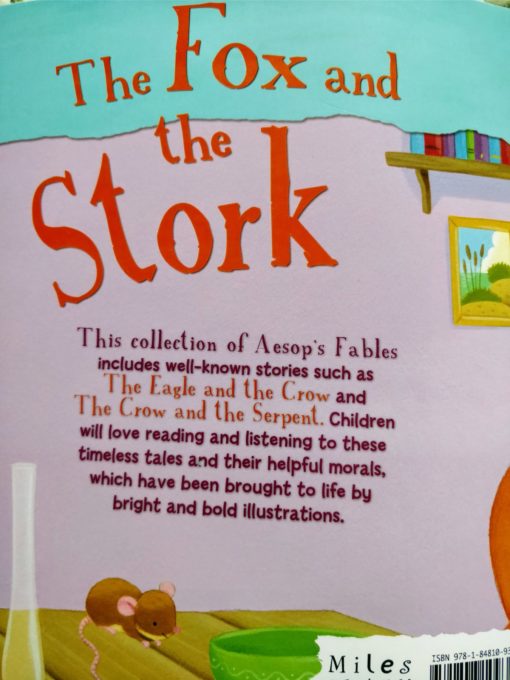 Aesops Fables The Fox And The Stork And Other Aesops Fables Back Cover
