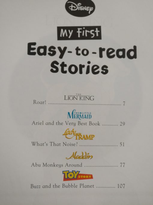 My first easy to read stories index page
