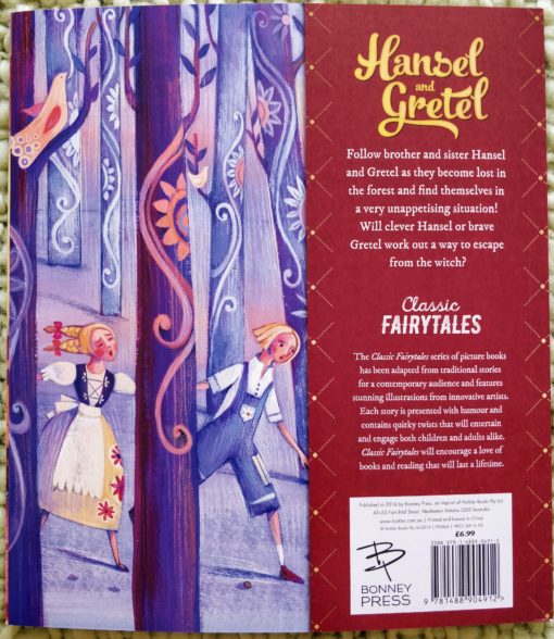 Classic Fairy Tales Hansel and Gretel BackCover
