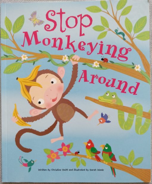 Cupcake Story Book Stop Monkeying Around Cover