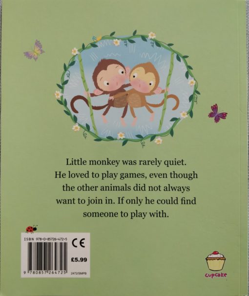 Cupcake Story Book Stop Monkeying Around BackCover