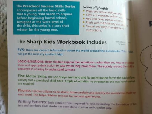Preschool Success Skills Sharp Kids Workbook Level 1 3 years+ Highlights