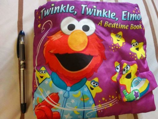 Twinkle Twinkle Elmo A bedtime book Cloth Book Cover Page2