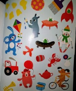 Red Yellow Blue Sticker and Draw - Stickers Page