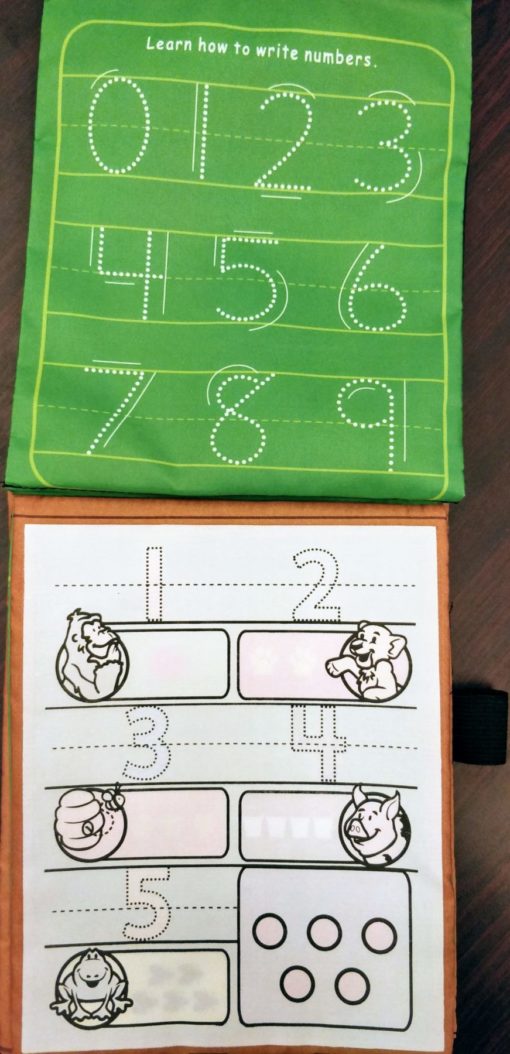 Reusable Magic Water Colouring Book Numbers Inside4