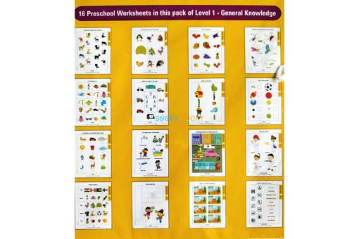 General Knowledge Worksheets Level 1 Age3 9788184991505 inside pages