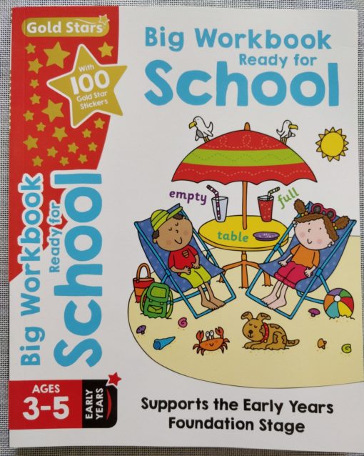 Gold Stars Big Workbook Ready for School Ages 3 5 Cover3