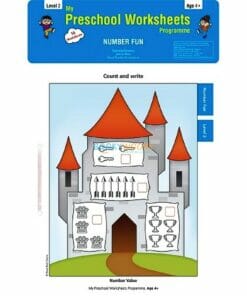 Number Fun Worksheets Level 2 Age4 9788184991307