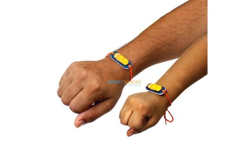 Plantable Seed Rakhis worn on adult and childs hand