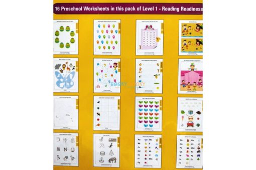 Reading Readiness Worksheets Level 1 Age3 9788184991567 inside pages