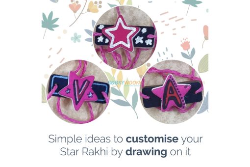 Seed Rakhi Star Shape decorate