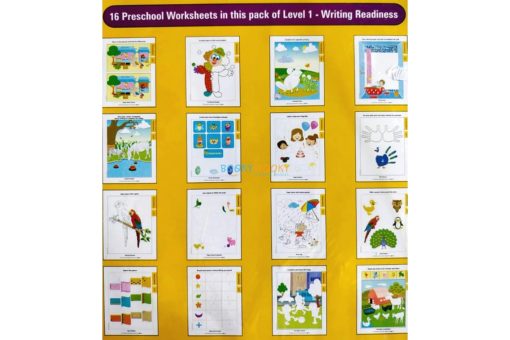 Writing Readiness Worksheets Level 1 Age3 9788184991475 inside pages