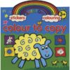 Rainbow Stickers Colouring Colour to Copy cover