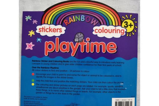 Rainbow Stickers Colouring Playtime 7