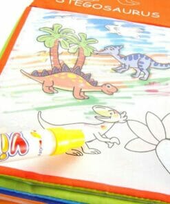 Reusable Magic water colouring book Dinosaurs Inside (1)