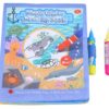 Reusable Magic water colouring book Marine Life