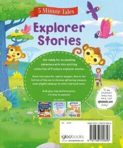 Five Minute Tales Explorer Stories Igloo Books Back Cover 9781786704856 (2)