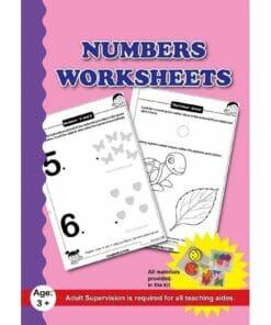 Numbers Worksheets with Craft Material