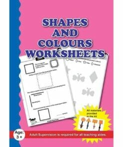 Shapes and Colours Worksheets with Craft Material