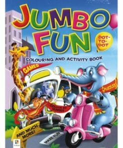 hINKLER Jumbo Fun Colouring and Activity Book Blue 9781743085011