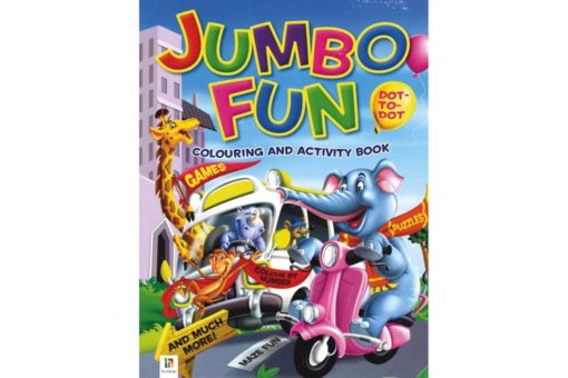 hINKLER Jumbo Fun Colouring and Activity Book Blue 9781743085011