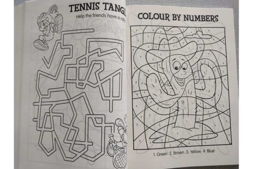 Jumbo Fun Colouring and Activity Book Blue