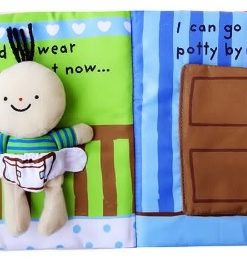 Its Potty time Cloth Book Quiet Book inside