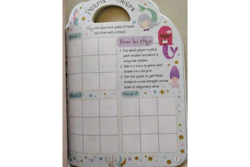 Mermaid Sticker Activity Carry Case Bookoli inside pages 2