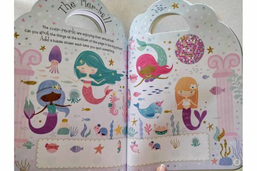 Mermaid Sticker Activity Carry Case Bookoli inside pages 3