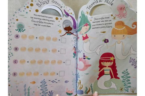 Mermaid Sticker Activity Carry Case Bookoli inside pages 4