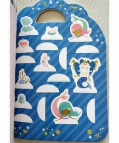 Mermaid Sticker Activity Carry Case Bookoli press and play pages (1)