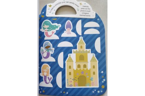 Mermaid Sticker Activity Carry Case Bookoli press and play pages 2