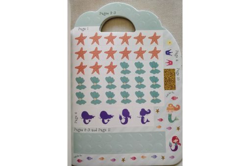 Mermaid Sticker Activity Carry Case Bookoli sticker pages 2