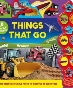 Things that go boardbook with 10 sounds 9781789053333