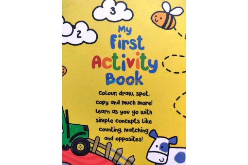 My First Activity Book Parragon Start Little Learn Big 9781472391643 back cover