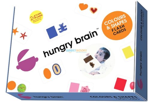 Colours Shapes Flashcards cover by Hungry Brain