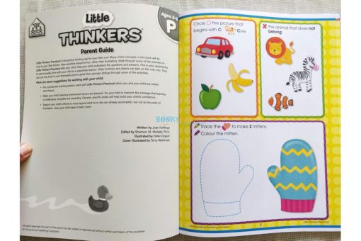 Little Thinkers Preschool Workbook Blue Dog 9781743637845 inside 1
