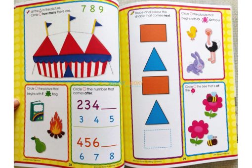 Little Thinkers Preschool Workbook inside pages
