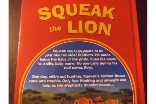 Squeak the Lion 9780857264381 back cover