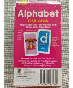Alphabet Flash Cards back cover