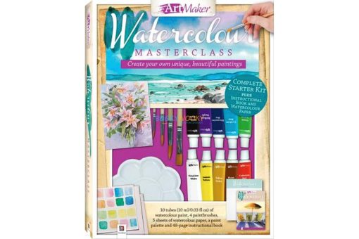 Art Maker Watercolour Masterclass Pack 12 9781488938634 cover page