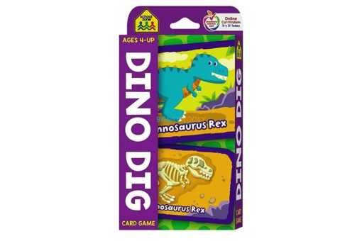 Dino Dig Card Game School Zone Flash Cards 9781488940477 cover page