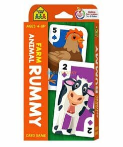 Farm Animal Rummy Card Game School Zone Flash Cards 9781488940439 cover page