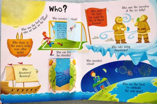 Lift A Flap Book Amazing Curious Facts about the World 1