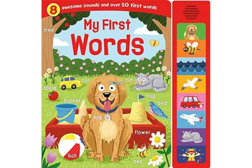 My First Words 8 Sounds Boardbook 9781789051612 cover page
