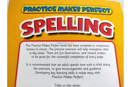 Practice Makes Perfect Spelling Yellow back cover